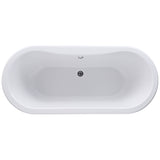 Old London Kingsbury Double Ended Freestanding Bath - Pride Leg Set RL1501C2 CO2