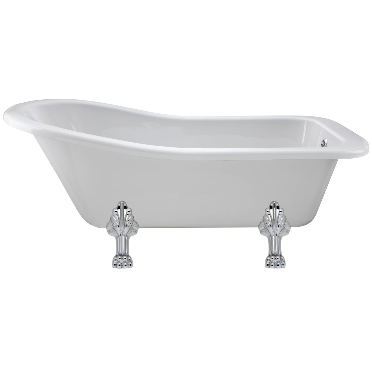 Old London Brockley Single Ended Freestanding Slipper Bath - Pride Leg Set RL1690C2 CO1