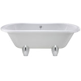 Old London Kingsbury Double Ended Freestanding Bath - Deacon Leg Set RL1705M1 CO1