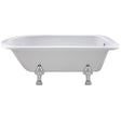 Old London Barnsbury Single Ended Freestanding Bath L1700 x W750mm - Pride Leg Set RL1707C2 CO1