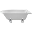 Old London Winterburn Single Ended Shower Bath - Deacon Leg Set RLF1500M1