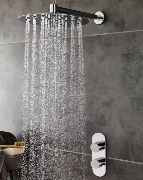 Hudson Reed Indus 1 Outlet Thermostatic Concealed Shower Valve Chrome RND3210 LS2