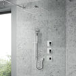 Nuie Windon Square 2 Outlet Thermostatic Shower Set With Diverter Chrome SBS129ST2 LS1