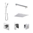 Nuie Windon Square 3 Outlet Thermostatic Shower Set With Stop Valves Chrome SBS135ST3_1