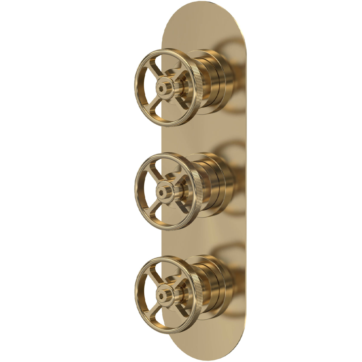Hudson Reed Revolution 2 Outlet Thermostatic Concealed Shower Valve Brushed Brass SIWTR802
