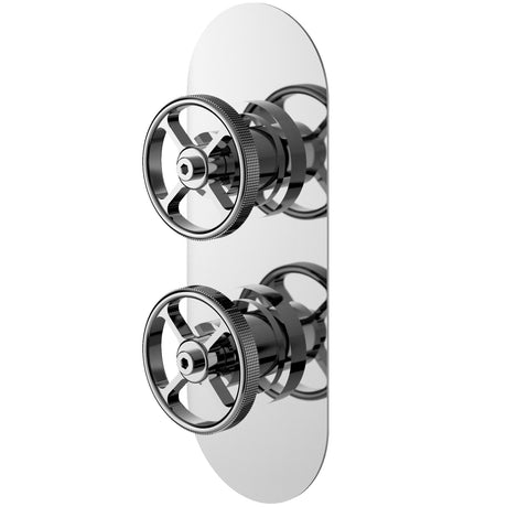 Hudson Reed Revolution 2 Outlet Thermostatic Concealed Shower Valve With Diverter Chrome SIWTW02