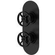 Hudson Reed Revolution 1 Outlet Thermostatic Concealed Shower Valve Matt Black SIWTW401