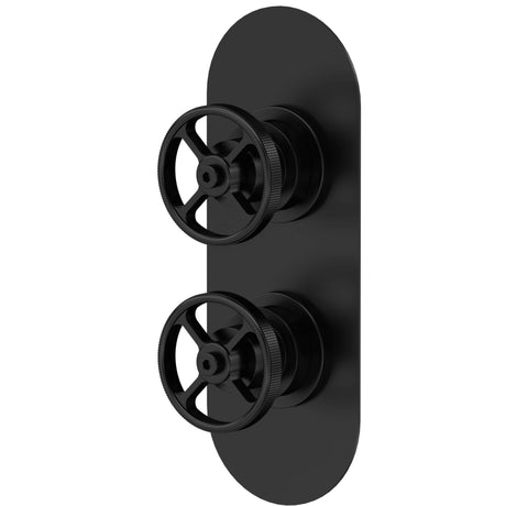 Hudson Reed Revolution 1 Outlet Thermostatic Concealed Shower Valve Matt Black SIWTW401