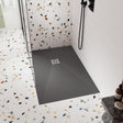 Nuie Slimline Rectangular Shower Tray Slate Grey