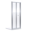 Nuie Rene Bi-fold Shower Door Chrome - 4mm Glass SMBD7-E6
