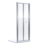 Nuie Rene Bi-fold Shower Door Chrome - 4mm Glass SMBD76-E6