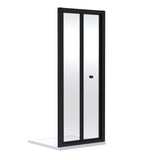 Nuie Rene Bi-fold Shower Door Matt Black - 4mm Glass SMBD8BP-E6