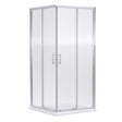 Nuie Rene Corner Entry Shower Enclosure Chrome - 6mm Glass SMCE80-E6