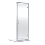 Nuie Rene Hinged Shower Door Chrome - 6mm Glass SMHD70-E6