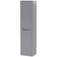 Nuie Lunar 2 Door Wall Hung Tall Storage Unit W356mm Satin Grey SML262
