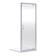Nuie Rene Pivot Shower Door Chrome - 6mm Glass SMPD90-E6