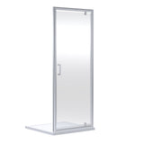 Nuie Rene Pivot Shower Door Chrome - 6mm Glass SMPD90-E6