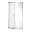 Nuie Rene Quadrant Shower Enclosure Chrome - 6mm Glass SMQU8-E6
