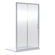 Nuie Rene Single Sliding Shower Door Chrome - 6mm Glass SMSL10-E6