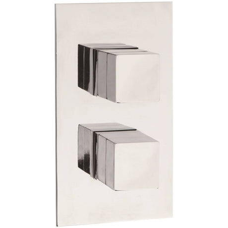 Hudson Reed Lennox 2 Outlet Thermostatic Concealed Shower Valve With Diverter Chrome SQR3207