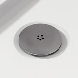 Nuie 90mm Shower Tray Waste - White Trap Chrome STW001 LS