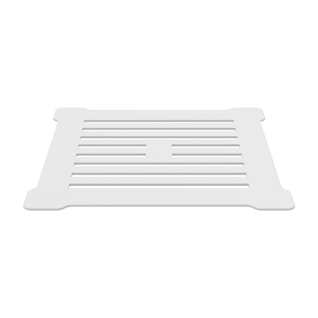 Nuie Shower Tray Waste With Grill - White Trap Matt White STW004S