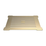 Nuie Shower Tray Waste With Grill - Black Trap Brushed Brass STW006S