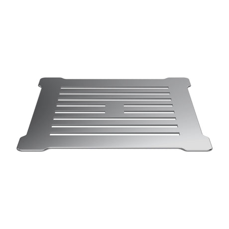 Nuie Shower Tray Waste With Grill - Black Trap Black Chrome STW007S