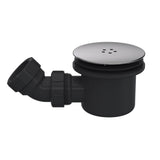 Nuie 90mm Shower Tray Waste - Black Trap Brushed Pewter STW008