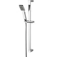 Nuie Single Function Rectangular Sliding Rail Kit Chrome STY059