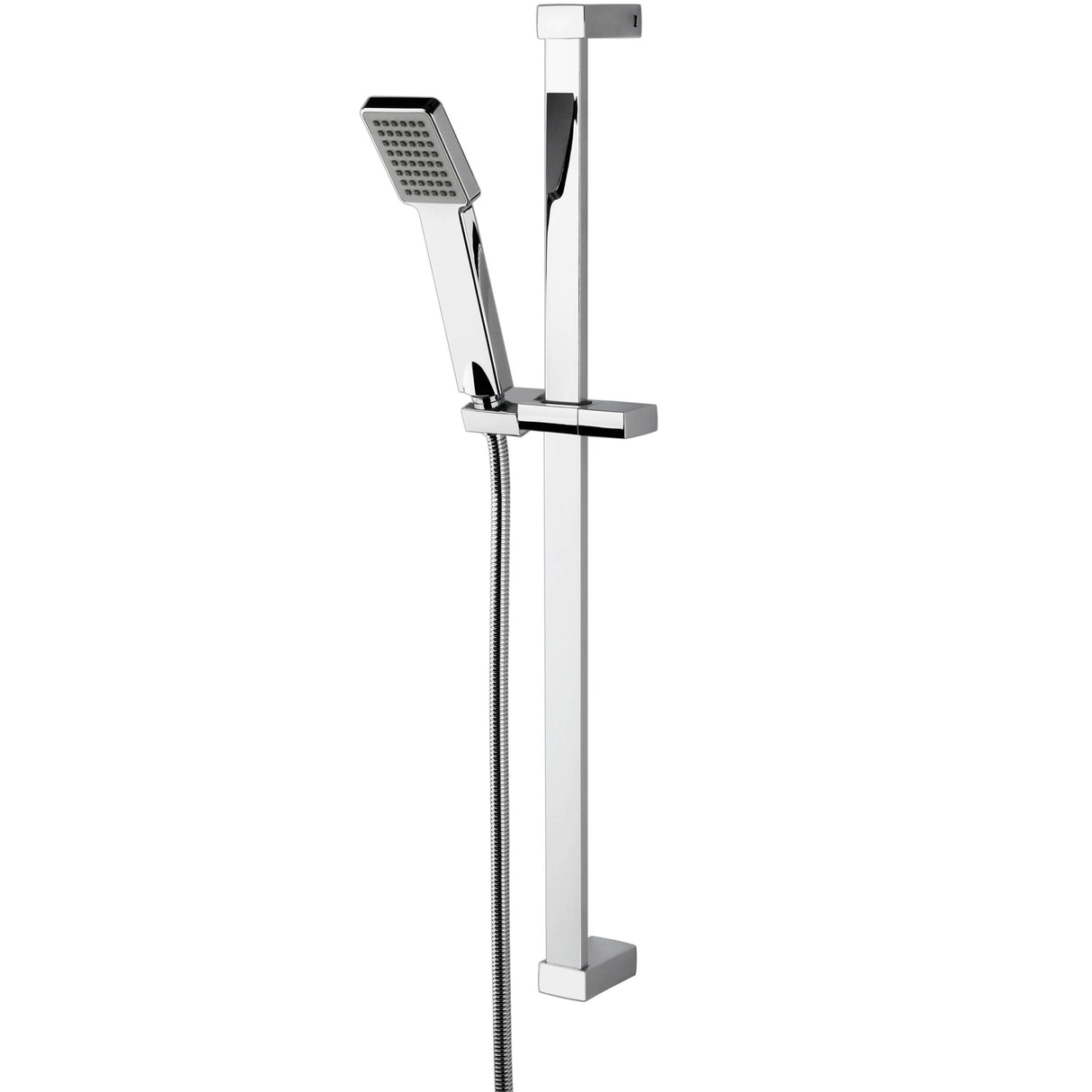 Nuie Single Function Rectangular Sliding Rail Kit Chrome STY059