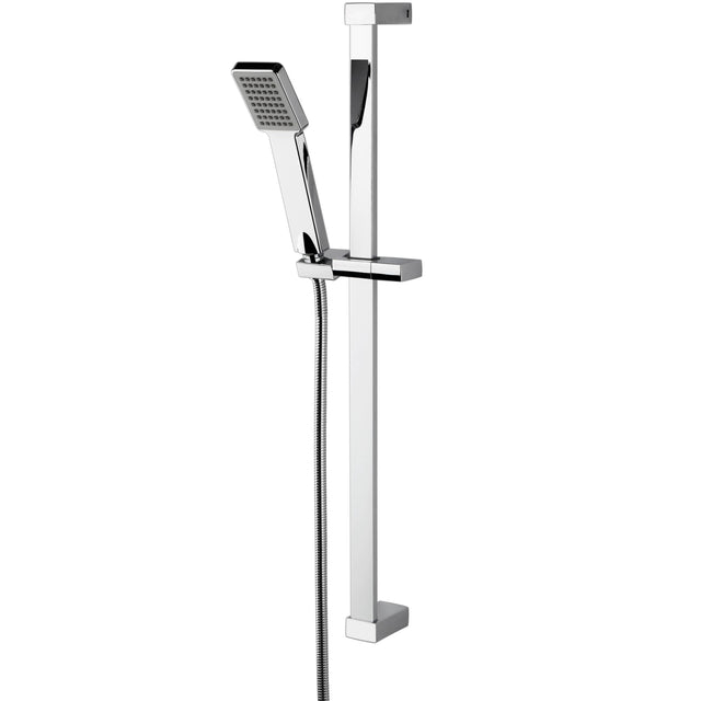 Nuie Single Function Rectangular Sliding Rail Kit Chrome STY059