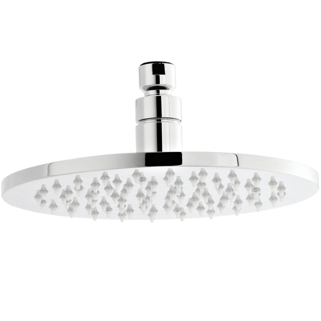 Nuie Round LED Fixed Head Shower 200mm Chrome STY069