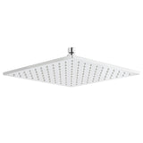 Nuie Square LED Fixed Head Shower 300x300mm Chrome STY072