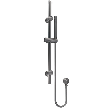 Nuie Single Function Round Sliding Rail Kit & Elbow Outlet Brushed Pewter STY742