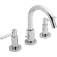 Hudson Reed Tec Lever 3-Hole Basin Mixer Tap With Waste Chrome TEL337