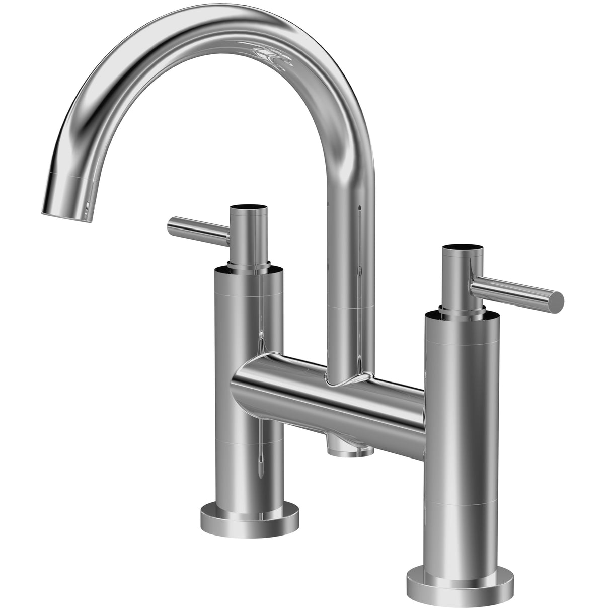 Hudson Reed Tec Lever Bath Filler Tap Chrome TEL353