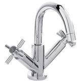 Hudson Reed Tec Crosshead Mono Basin Mixer Tap & Waste Chrome TEX315