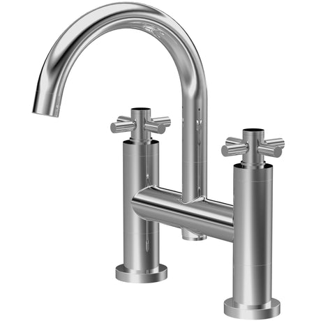 Hudson Reed Tec Crosshead Bath Filler Tap Chrome TEX353