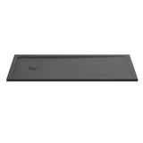 Nuie Pearlstone Large Rectangular Shower Tray Grey Slate TR71060