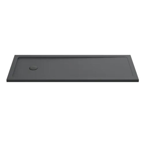 Nuie Pearlstone Large Rectangular Shower Tray Grey Slate TR71060