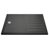 Nuie Pearlstone Rectangular Walk-In Shower Tray Grey Slate TR711770