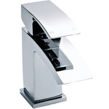 Nuie Vibe Midi Mono Basin Mixer Tap with Waste Chrome TSI305