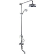 Hudson Reed Topaz 3 Outlet Thermostatic Shower & Bath Set With Diverter TSVT103