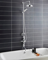Hudson Reed Topaz 3 Outlet Thermostatic Shower & Bath Set With Diverter TSVT103 LS