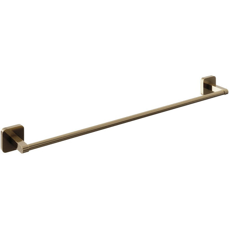 Trisen 600mm Single Towel Rail Brushed Brass TTR-101BB