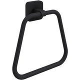 Trisen Towel Ring Matt Black TTR-201K
