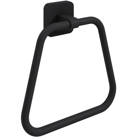 Trisen Towel Ring Matt Black TTR-201K