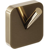 Trisen Single Robe Hook Brushed Brass TTR-301BB