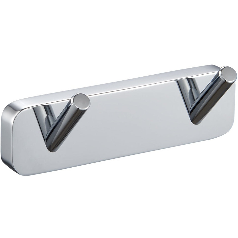 Trisen Double Robe Hook Chrome TTR-801CR